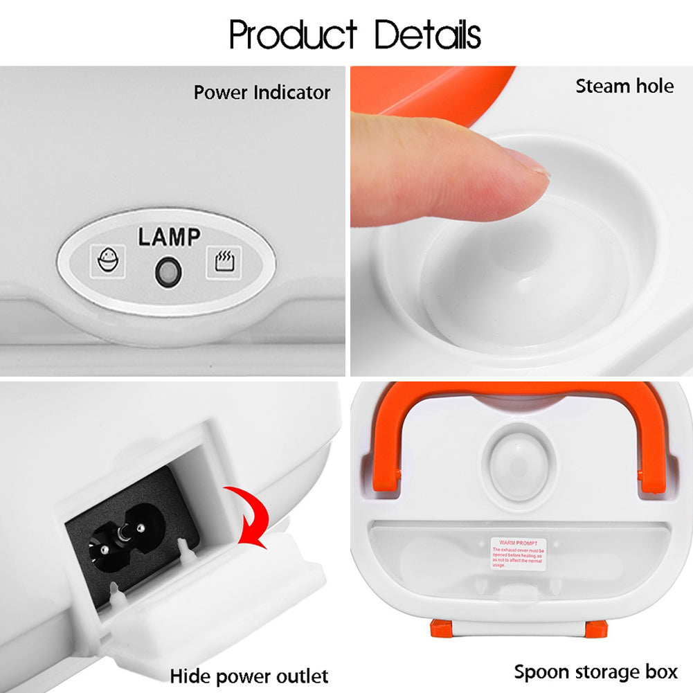 Portable Electric Heater Lunch Box صندوق غداء كهربائي محمول للتدفئة